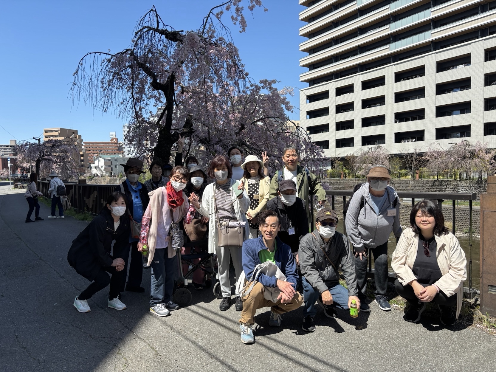 お花見＆ウォーキングを行いました。